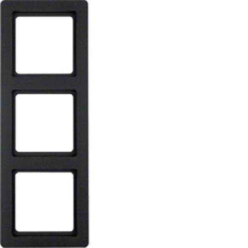 Berker 10136086 Rahmen 3fach Q.1 anthrazit, samt Mesch Shop Berker 10136086 Rahmen 3fach Q.1 anthrazit, samt Mesch Shop